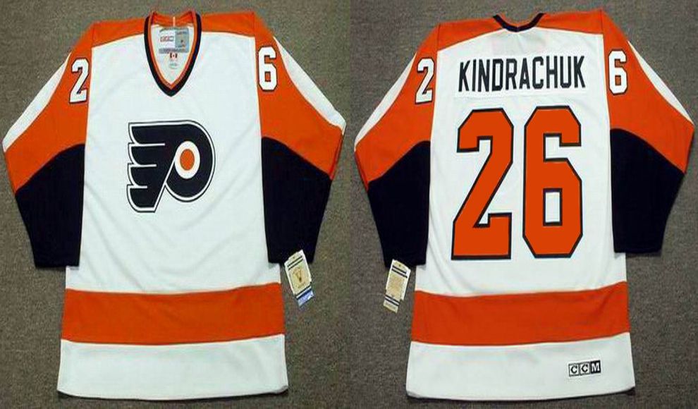 2019 Men Philadelphia Flyers #26 Kindrachuk White CCM NHL jerseys->philadelphia flyers->NHL Jersey